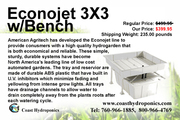 Econojet 3X3 w/Bench