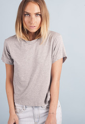 Jane Doe T-shirt Grey - Shopping Bare