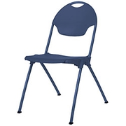 wholesale-foldingchairstables-discount - Mity Lite Stack Chair Blue