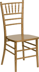 Chiavari Chairs Larry -  Gold Chiavari Chair - Free Cushion