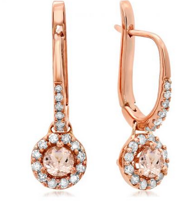 Gemstone Diamond Earrings @Online