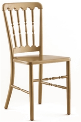 Folding Chair Larry Hoffman Presenting Gold Metal Versailles Chair