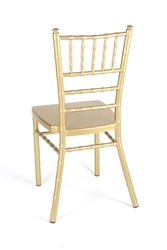 Folding Chair Larry Presenting Gold Aluminum Chiavari Chair