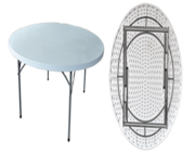 Plastic Folding Tables With Solid Tops Sale