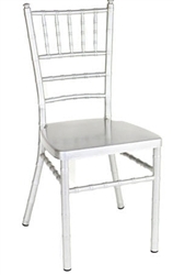 Silver Aluminum Chiavari Chair - Free Cushon
