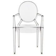 Chiavari Chairs Direct Presenting Ghost Chair with Arms