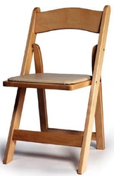 Buy Natural Wood Folding Chair with Larry Hoffman