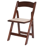 Fruitwood Folding Chair with Larry Hoffman