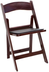 Buy Mahogany Resin Folding Chair of Chiavari Chairs Direct
