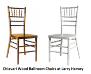 Chiavari Wood Ballroom Chairs at Larry Harvey