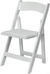 White Wood Wedding Chair at Larry Hoffman Chair