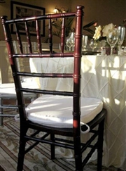 Mahogany Chiavari Chair by Wholesale Chairs and Tables Discount Larry