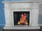 Crema Nova Marble_Fireplace