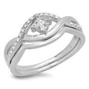 Affordable Wedding Rings sets by Dazzling Rock