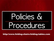 Policy and Procedures About Folding Chair Larry Hoffman
