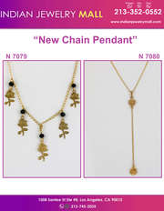 Gold Plated Charm Necklace sets - Indian Jewelry Mall