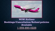 WOW Airlines Cheap Flight Booking- 1-559-890-0229