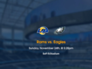 Rams vs. Eagles Tickets 2024