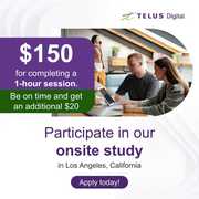 Quick Gig – Get Paid $150 for a 1-Hour Study in Glendale!