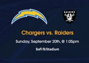 Chargers vs Raiders Sep 20